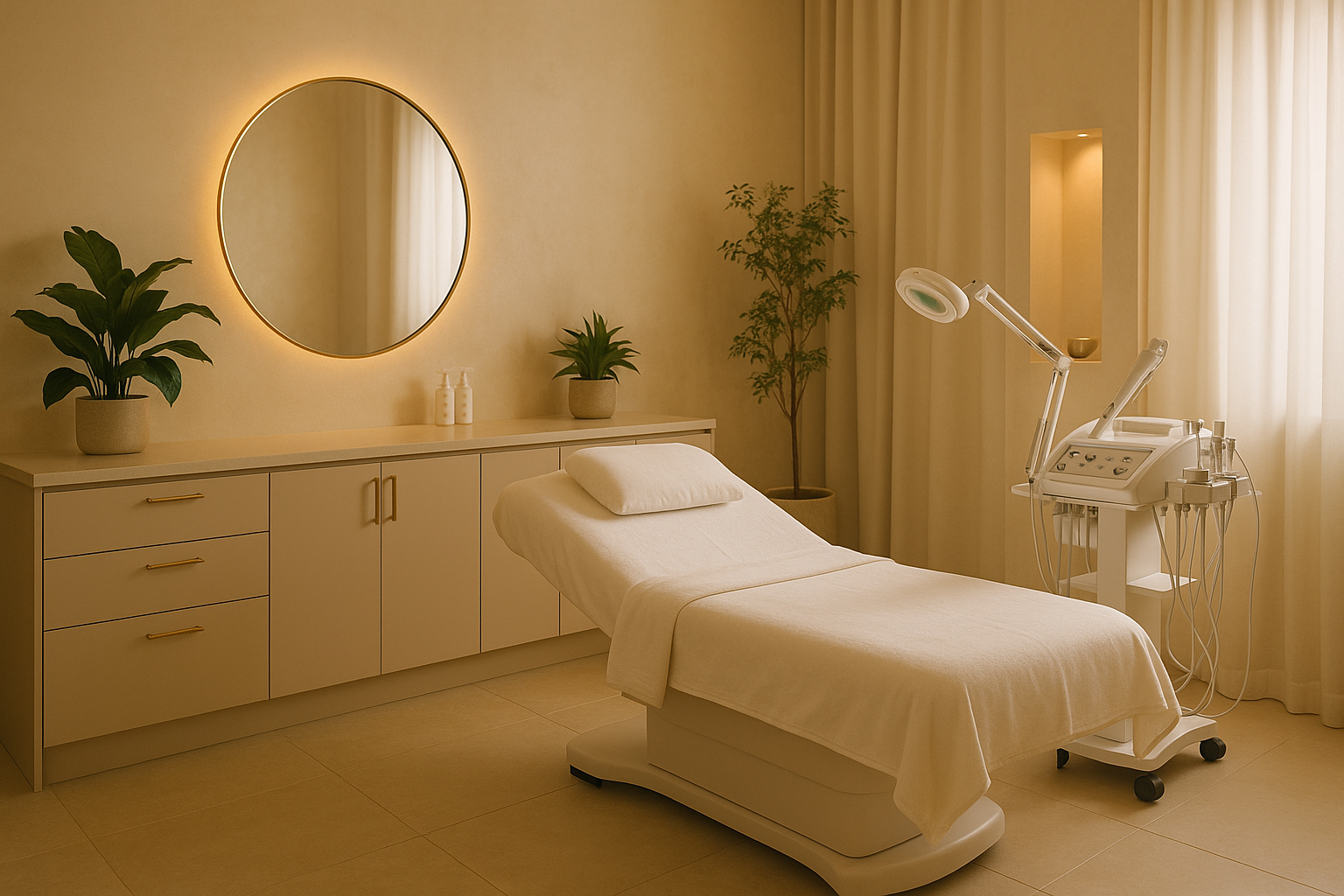 Facial beauty salon